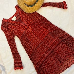 Gorgeous red dress Anthropologie